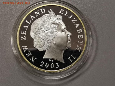 Н.Зеландия 1дол 2003 Власт. Колец - Кольцо всевластия, Ag925 - ЯЯ ВК Кольцо Всевластия-3
