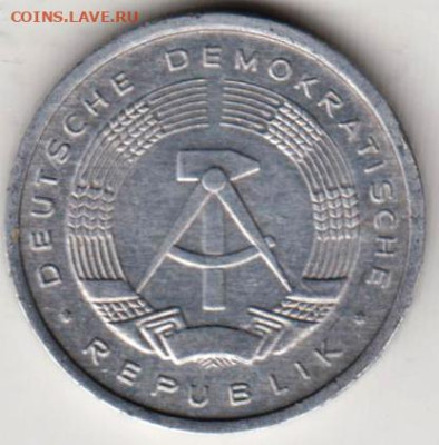 ГДР 1 пфенниг 1982 г. до 16.03.23 г. в 23.00 - 015