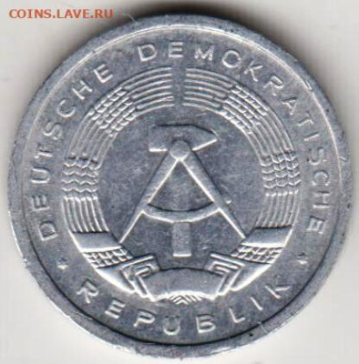 ГДР 1 пфенниг 1985 г. до 16.03.23 г. в 23.00 - 016