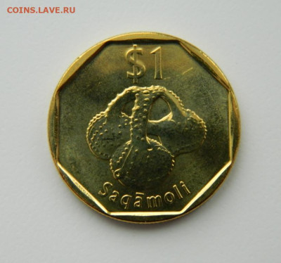 Фиджи 1 доллар 2012 г. (Фауна) С рубля! до 14.03.23 - DSCN9659.JPG