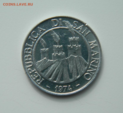 Сан-Марино 10 лир 1974 г. (ФАО) Фауна С рубля! до 14.03.23 - DSCN9680.JPG