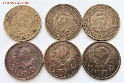 1,2,5 копеек 9шт (К14,13) 12.03 22-30 - 2