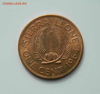 Сьерра-Леоне 1 цент 1964 г. С рубля! до 14.03.23 - DSCN9697.JPG