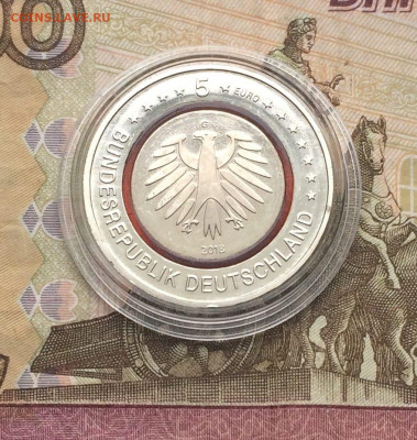 ФРГ. 5 Евро 2018 г. Субтропическая зона. до 12.03.23 - 36