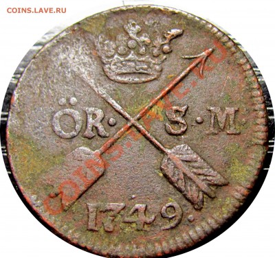 F17 Швеция 1 öre 1749 до 18.12 в 22°° - F17 ore 1749_1