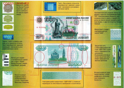 Буклет Банка России "1000 р. образца 1997 г. - img047