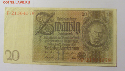 20 марок 1929 Германия (579) 17.03.23 22:00 М - CIMG7078.JPG