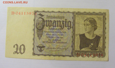 20 марок 1938 Германия (976) 17.03.23 22:00 М - CIMG7070.JPG