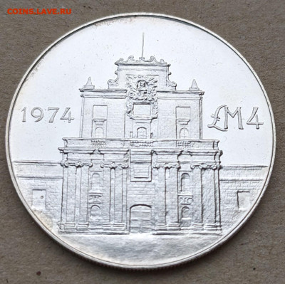 Мальта 4 фунта 1974 Ворота Коттонеры до 22-00 14.03 - PXL_20230218_072910638~2