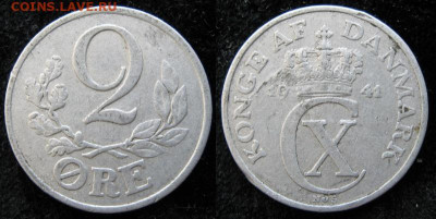 Дания 2 эре 1941 до 19-03-23 в 22:00 - Дания 2 эре 1941    1311
