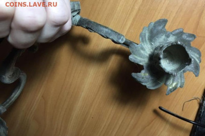 Подсвечник настенный СССР (бронза) до 20.03.23 в 22.00 Мск - 4851E31E-3D49-454E-AE05-1A041E6BF0DD