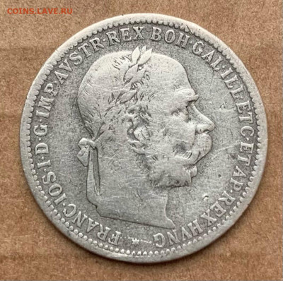 Австро-Венгрия 1 крона 1894г. С рубля. - 17EB680A-BE3E-4470-B0C6-68A8F3AF2200