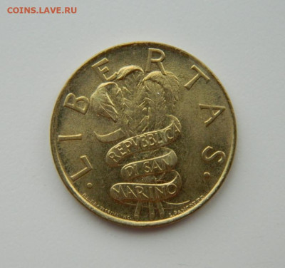 Сан-Марино 200 лир 1995 г. С рубля! до 21.03.23 - DSCN9828.JPG