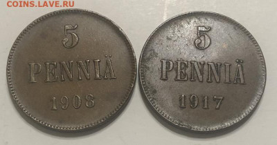 5 Pennia 1908.1917 Русская Финляндия - E7E6DB40-194E-4A3F-ADBC-0D0AC2182FEA