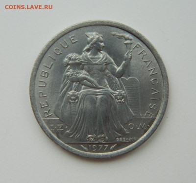 Новая Каледония 2 франка 1977 г.(Фауна) С рубля! до 23.03.23 - DSCN0150.JPG