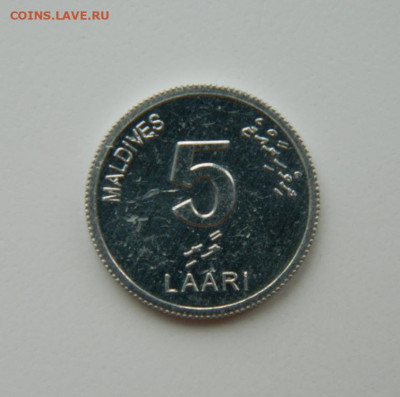 Мальдивские острова 5 лари 2012 г(Фауна)С рубля! до 23.03.23 - DSCN0155.JPG