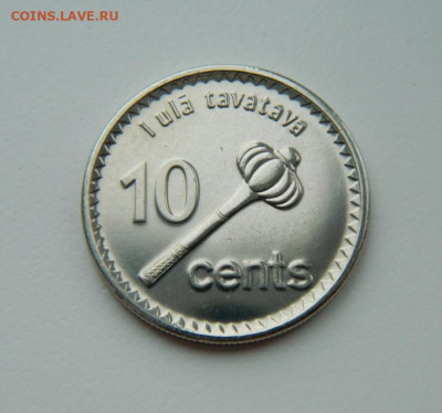 Фиджи 10 центов 2012 г. (Фауна) С рубля! до 23.03.23 - DSCN0159.JPG
