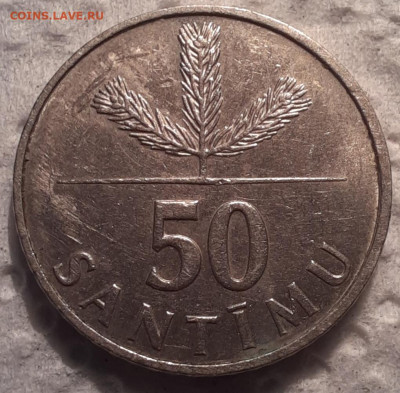 50 сантимов Латвия до 25 03 2023 г в 22 00 по мск - 20230319_183607