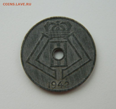 Бельгия 5 сантимов 1942 г. (Цинк) до 23.03.23 - DSCN0142.JPG
