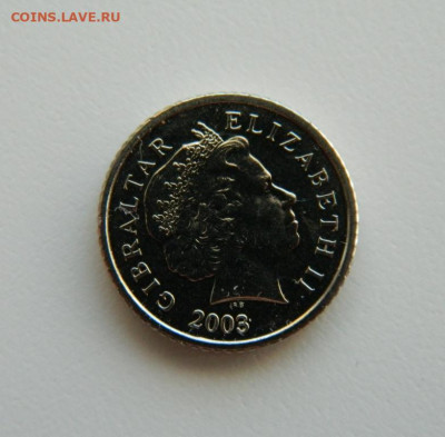 Гибралтар 5 пенсов 2003 г. (Фауна) С рубля! до 23.03.23 - DSCN0020.JPG