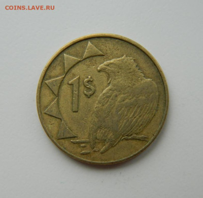 Намибия 1 доллар 2002 г.(Фауна) С рубля! до 23.03.23 - DSCN0116.JPG