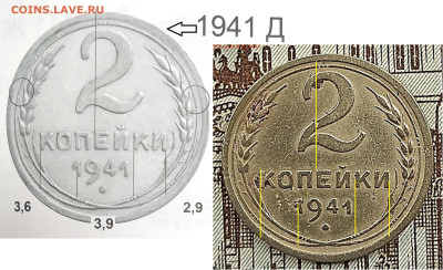 2 копейки 1941.Определение штемпеля - Д2