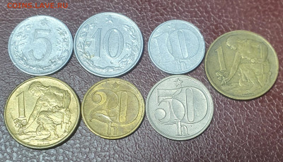 Монеты чехословакии 7 шт до 26.03.23 - 20230321_171136