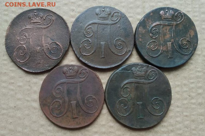 2 копейки Павел 1. 5 штук погодовка 1797-1801 гг до 23.03. - IMG_20230320_115855