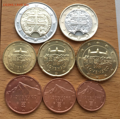 набор евро Словакия 2009 биметалл 2 1 евро 50 20 10 5 2 1 - IMG_6109.JPG
