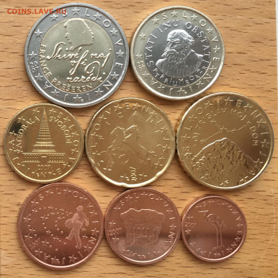 набор евро Словения 2007 биметалл 2 1 евро 50 20 10 5 2 1 - IMG_6090.JPG