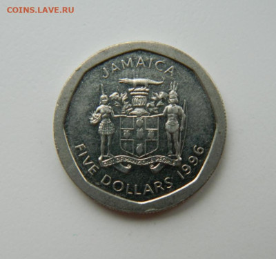 Ямайка 5 долларов 1996 г. С рубля! до 28.03.23 - DSCN0118.JPG