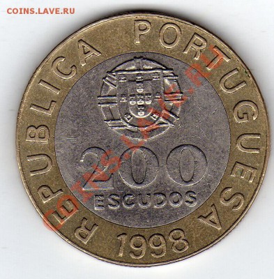 ПОРТУГАЛИЯ 200 ЭСКУДО 1998 ОРТА ДО 19.12.11 В 22.00МСК (998) - img262