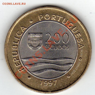 ПОРТУГАЛИЯ 200 ЭСКУДО 1997 ДЕЛЬФИНЫ ДО 19.12.11 22Ч (1000) - img272
