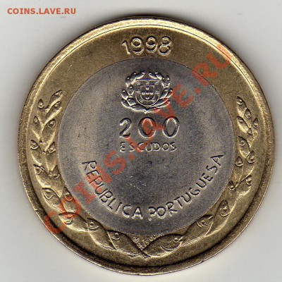 ПОРТУГАЛИЯ 200 ЭСКУДО 1998 ЭКСПО-98 ДО 19.12.11 В 22Ч (995) - img274