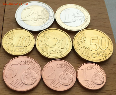 набор евро Латвия 2014 биметалл 2 1 евро 50 20 10 5 2 1 евро - IMG_5851.JPG