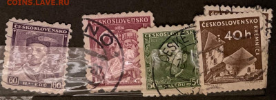 Марки Чехословакии, СССР и пр. на оценку - 37