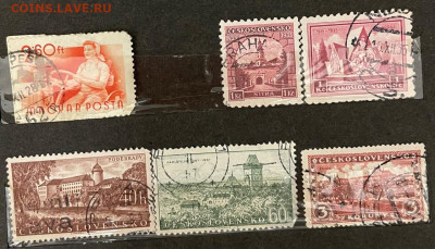Марки Чехословакии, СССР и пр. на оценку - 31