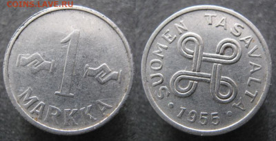 Финляндия 1 марка 1955 до 29-03-23 в 22:00 - 20.4. -Финляндия 1 марка 1955    637