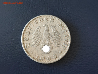 Германия - Третий рейх 50 рейхспфеннигов, 1940 Мон.двор "В" - 1