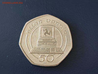 Остров Мэн 50 пенсов, 1990 до 28.03.2023г в 23.00 - IMG_20230319_111820