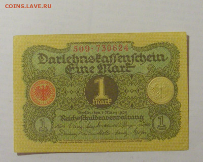 1 марка 1920 Германия (624) 31.03.2023 22:00 МСК - CIMG7758.JPG