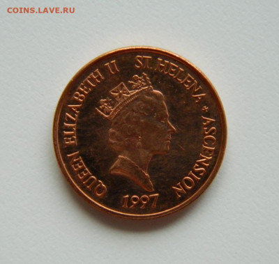 О.св. Елены и Вознесения 1 пенни 1997 г.(Фауна)С рубля!до30. - DSCN0276.JPG
