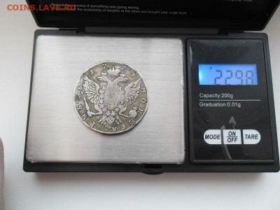 Рубль 1774 года до 26.03 - рубль 1774 8