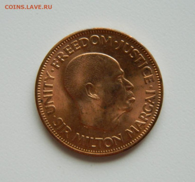 Сьерра-Леоне 1 цент 1964 г. С рубля! до 30.03.23 - DSCN0368.JPG