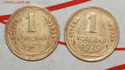1 копейка 1928 и 29 г. До 29. 03. 23 г. в 22 00 мск - IMG_1553.JPG