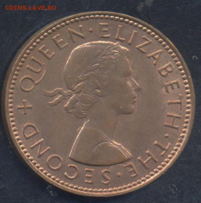 2 пенни 1962 г. 29 .03.2023 г. 22 -00 МСК. - полпенни 1962 1