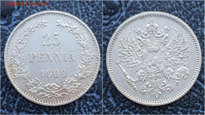 Русская Финляндия 25 пенни 1909 год. До 31.03 - IMG_20230124_095818