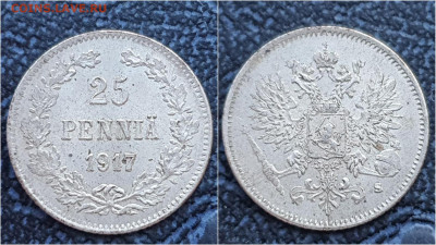 Русская Финляндия 25 пенни 1917 год. С короной. До 31.03 - IMG_20230124_095839