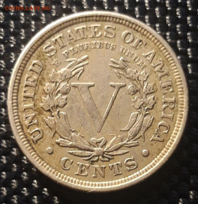 5 центов США 1906, до 01.04.23 - 20230325_112423