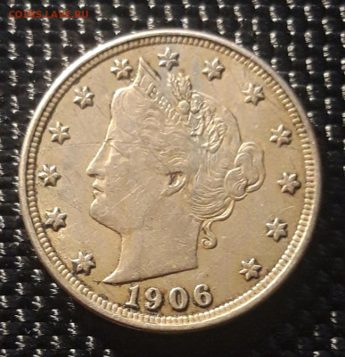 5 центов США 1906, до 01.04.23 - 20230325_112256